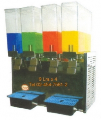 CD-31:เครื่องจ่ายน้ำหวาน 4 โถ 9 ลิตร-11
Sweet drink Dispenser 9 L-11